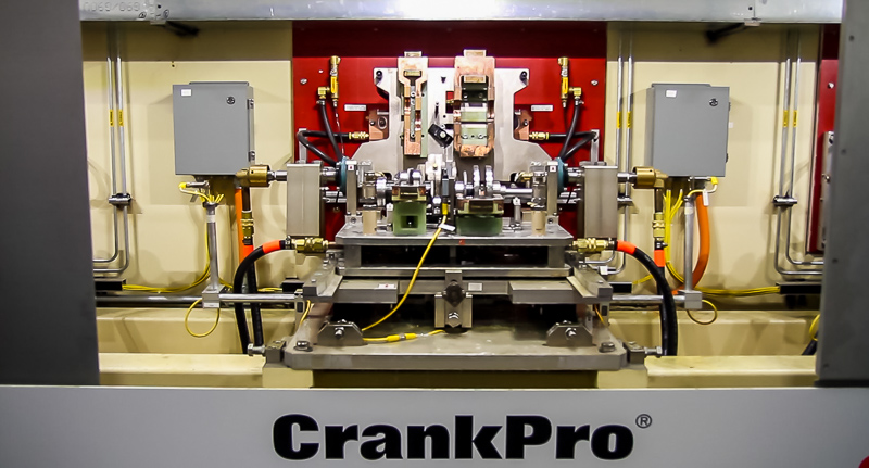 CrankPro™ Stationary Induction Heat Treating For Crankshafts
